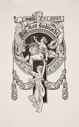 Book-Plate of Joan Subirachs